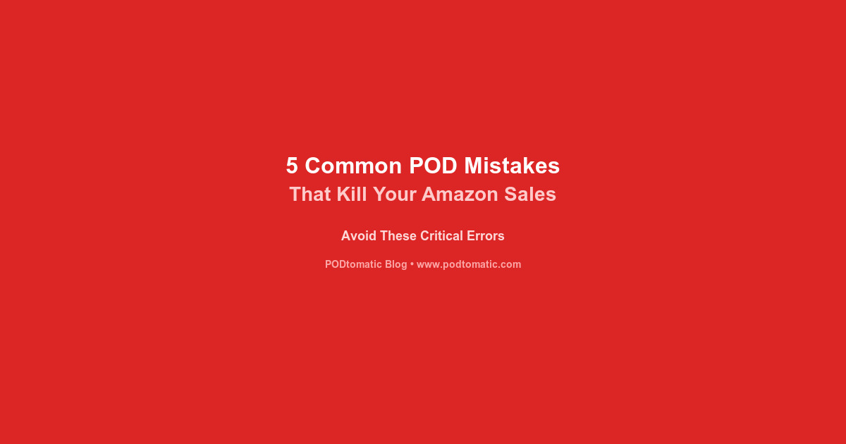 Dashboard showing common POD mistakes analysis and solutions