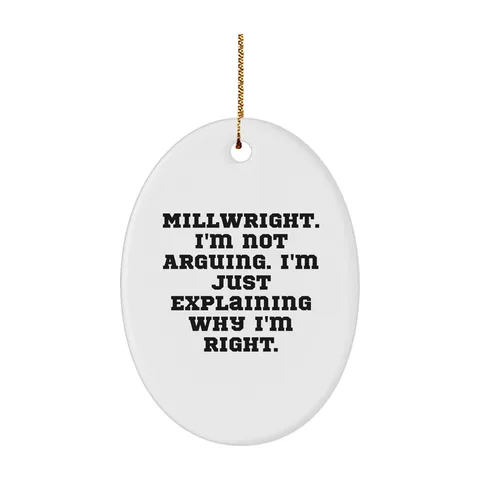 Oval ornament for Millwrights