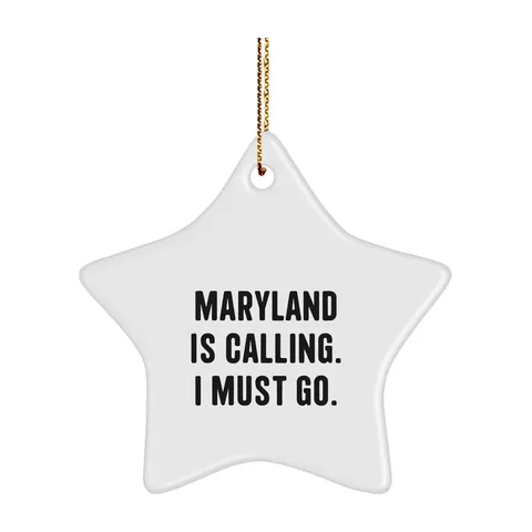 Star ornament for Maryland