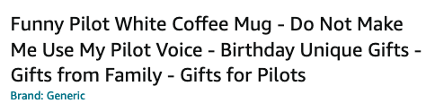 Product Title