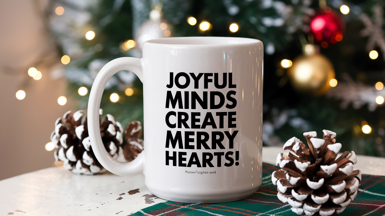 Christmas Teacher quote on ninja tumbler mockup for Amazon POD