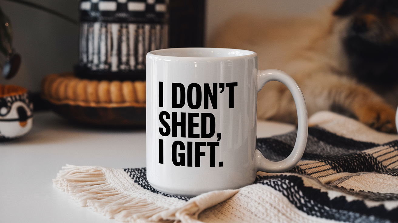 World's Greatest Bichon Frise Dog quote on coffee mug mockup for Amazon POD