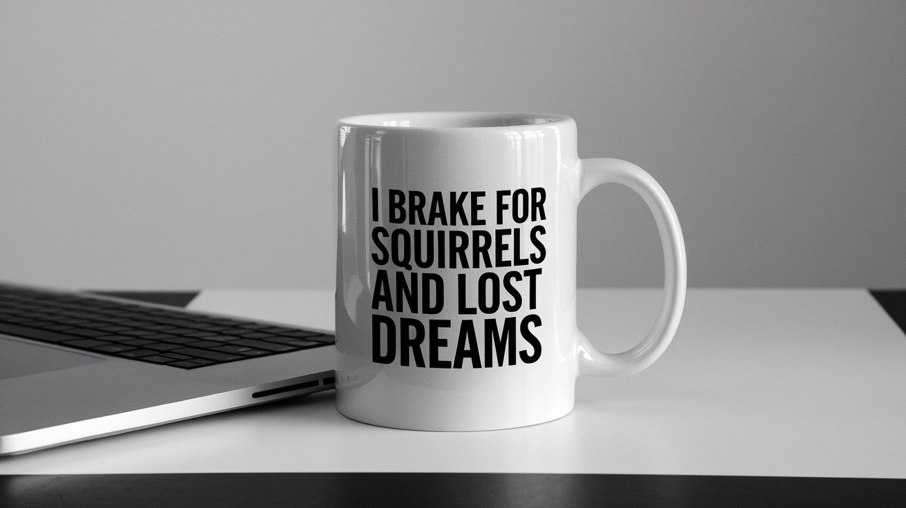 World's Greatest Bus Driver quote on coffee mug mockup for Amazon POD