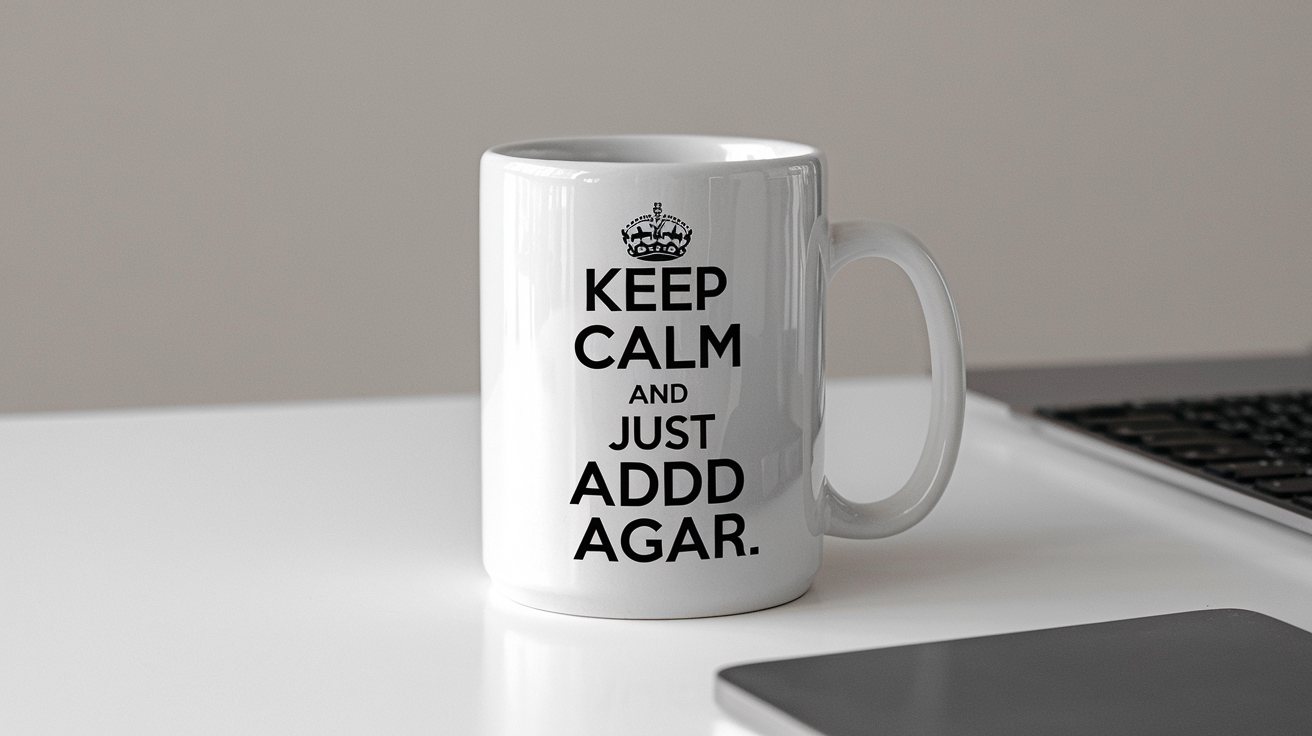 World's Greatest Microbiology quote on coffee mug mockup for Amazon POD