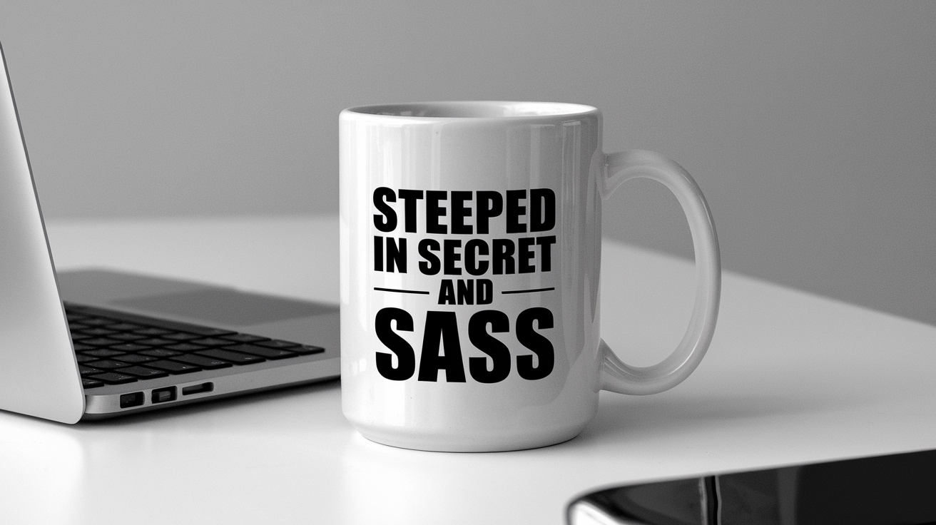 Funny Tea mother in law quote on ninja tumbler mockup for Amazon POD