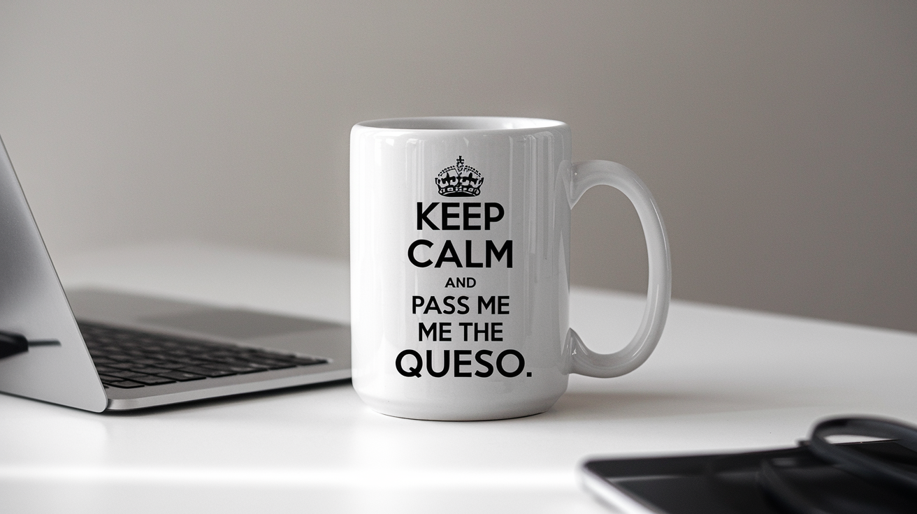 World's Greatest Texas quote on coffee mug mockup for Amazon POD