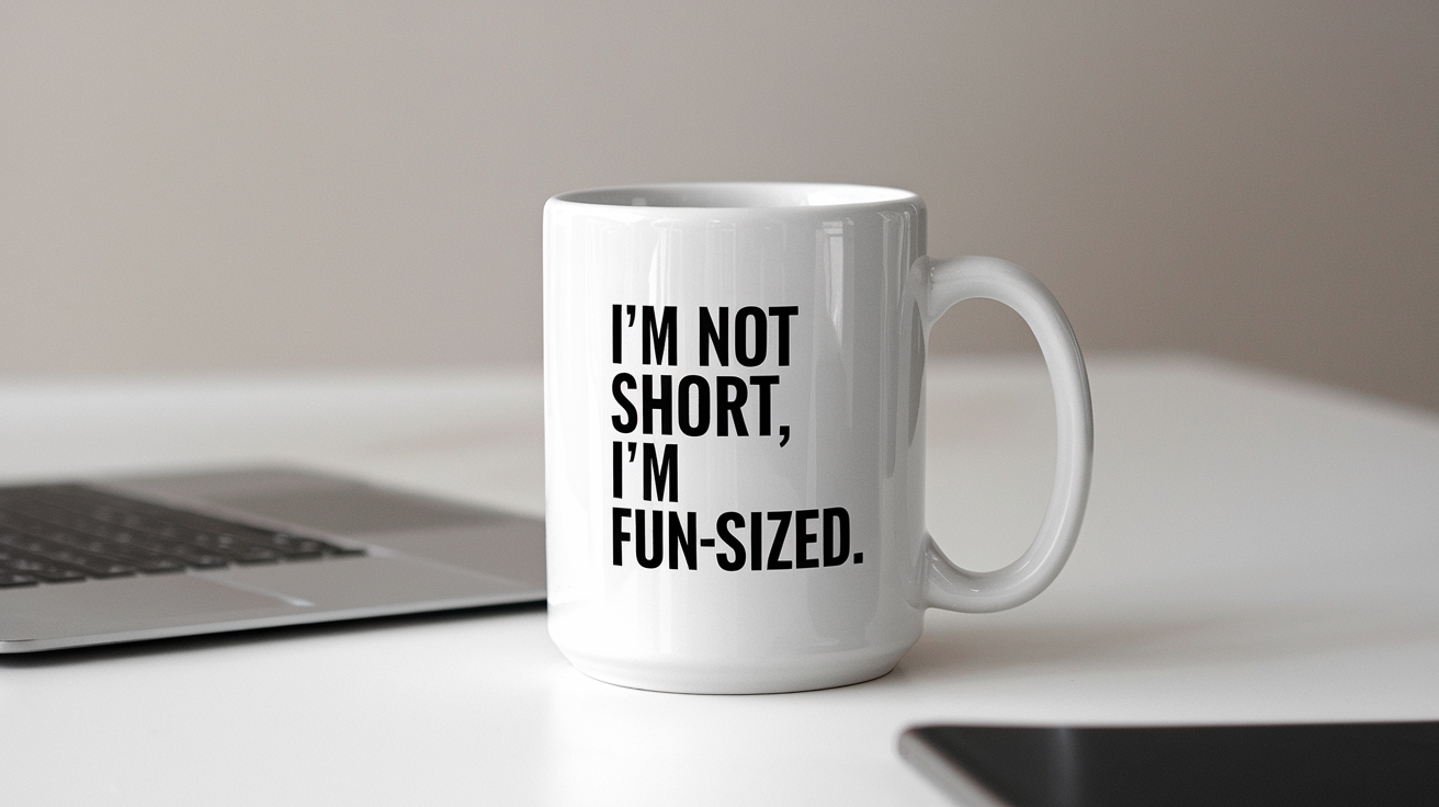Coffee Gives Me My Template Power quote on coffee mug mockup for Amazon POD