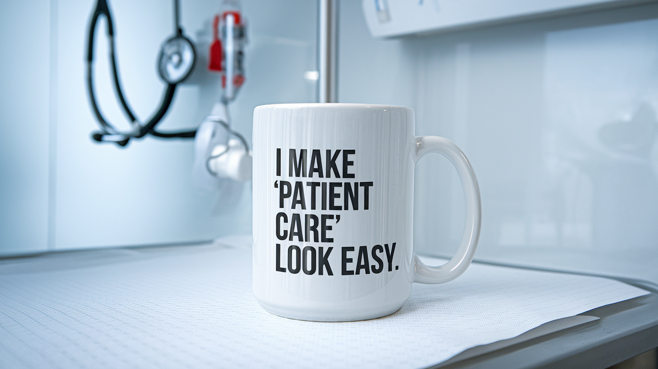 World's Greatest Medical Assistant quote on coffee mug mockup for Amazon POD