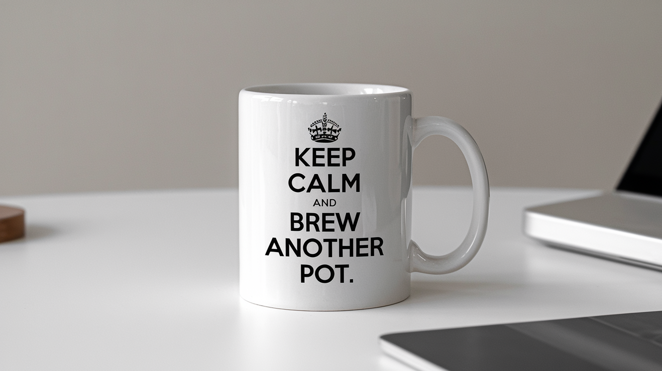 Inspirational Tea mother in law quote on travel mug mockup for Amazon POD