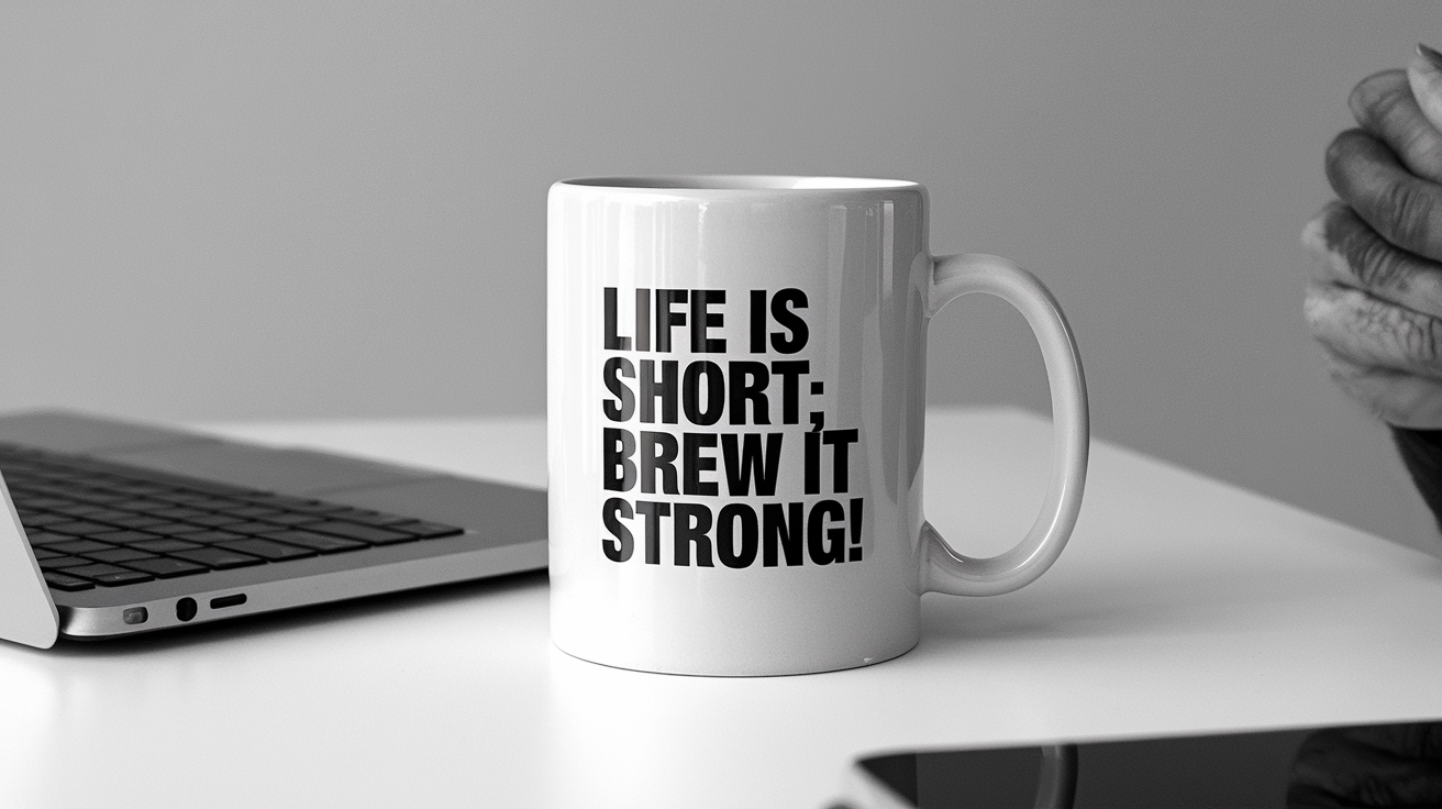 Inspirational Tea mother in law quote on ninja tumbler mockup for Amazon POD