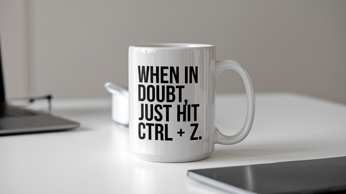 Sarcastic Accountant quote on ninja tumbler mockup for Amazon POD