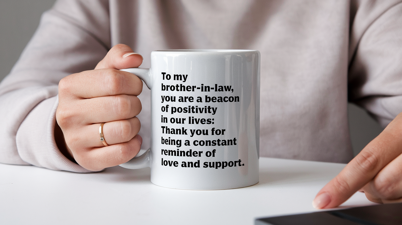Brother-in-law by Day Ninja by Night quote on coffee mug mockup for Amazon POD