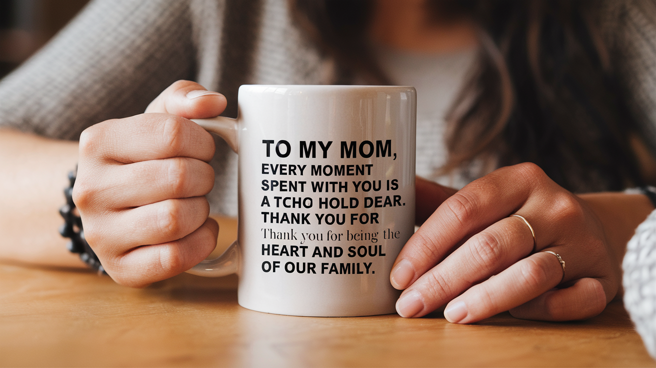 To-My Mom quote on ninja tumbler mockup for Amazon POD